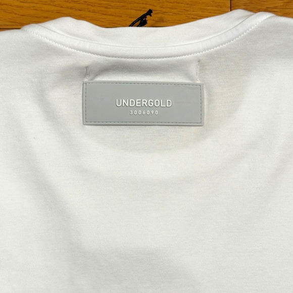 UNDERGOLD Basics Slim Fit V2 T-shirt White Men's Size LARGE - Picture 7 of 7